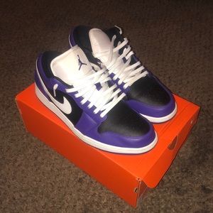 Jordan 1 low court purple